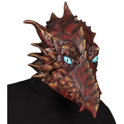 W WIDMANN MILANO Party Fashion Widmann 01135 volledig hoofdmasker draak, horror, dinosaurus, Halloween, carnaval, themafeest W WIDMANN MILANO Party Fashion Widmann 01135 volledig hoofdmasker draak, horror, dinosaurus, Halloween, carnaval, themafeest