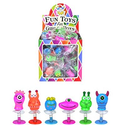 HENBRANDT Set van 6 Monster Mix springmonsters, verjaardagscadeaus voor kinderen. HENBRANDT Set van 6 Monster Mix springmonsters, verjaardagscadeaus voor kinderen.