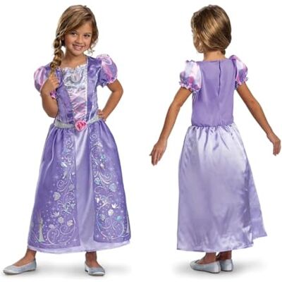 Officieel Disney-kostuum van Disguise, voor de 100e huwelijksverjaardag, mooie glinsterende details, schattige details, voor meisjes van 3 tot 4 jaar, 4-6 en 7-8 jaar Officieel Disney-kostuum van Disguise, voor de 100e huwelijksverjaardag, mooie glinsterende details, schattige details, voor meisjes van 3 tot 4 jaar, 4-6 en 7-8 jaar