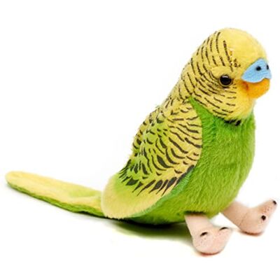 Uni-Toys golvende pruik (groen) met pijnlijke stem 12 cm (hoogte) pluche vogel pluche Uni-Toys golvende pruik (groen) met pijnlijke stem 12 cm (hoogte) pluche vogel pluche