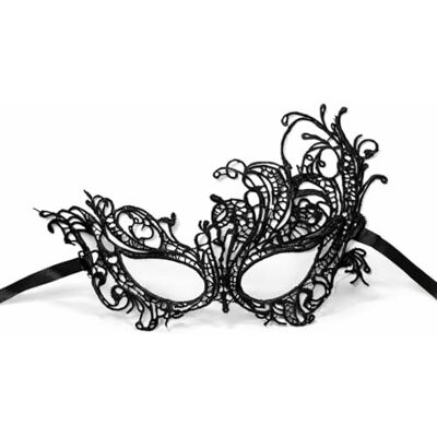 TK Gruppe Timo Klingler Gothic Venetiaans oogmasker kant masker Halloween masker gemaskerd balmasker voor vrouwen (model 03 zwart) TK Gruppe Timo Klingler Gothic Venetiaans oogmasker kant masker Halloween masker gemaskerd balmasker voor vrouwen (model 03 zwart)