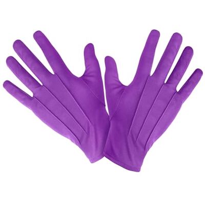 W WIDMANN MILANO Party Fashion Handschoenen van polyester, 22 cm, paars W WIDMANN MILANO Party Fashion Handschoenen van polyester, 22 cm, paars