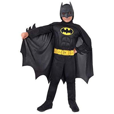 Ciao Batman Dark Knight Original DC Comics kinderkostuum (maat 5 7 jaar) met gevoerde bandjes, voor heren, 11671. 5 7, Jaar Ciao Batman Dark Knight Original DC Comics kinderkostuum (maat 5 7 jaar) met gevoerde bandjes, voor heren, 11671. 5 7, Jaar