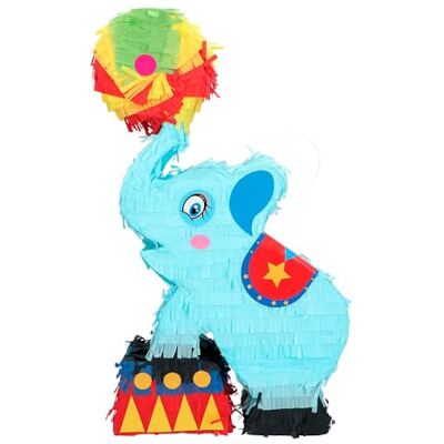 Boland 30979 Pinata circus olifant, 26 x 8,5 x 45 cm, decoratie om op te hangen, decoratie voor verjaardag, themafeest en carnaval Boland 30979 Pinata circus olifant, 26 x 8,5 x 45 cm, decoratie om op te hangen, decoratie voor verjaardag, themafeest en carnaval
