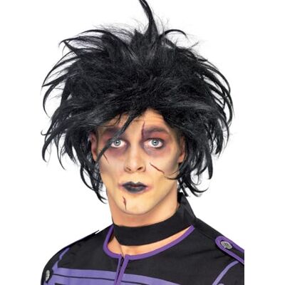 Smiffys Pruik psycho, zwart Smiffys Pruik psycho, zwart