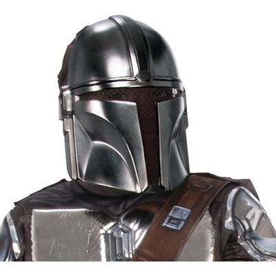 RUBIE'S Officieel Star Wars MANDALORIAN masker voor kinderen, eenheidsmaat, accessoires om het kostuum compleet te maken, masker van pvc, wit en zwart met elastische bevestiging, RUBIE'S Officieel Star Wars MANDALORIAN masker voor kinderen, eenheidsmaat, accessoires om het kostuum compleet te maken, masker van pvc, wit en zwart met elastische bevestiging,