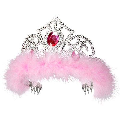 Boland 44076 Jasmijntiara, kroon, diadeem prinses, fee, glanzend kunststof, carnaval, themafeest, theater, kostuum Boland 44076 Jasmijntiara, kroon, diadeem prinses, fee, glanzend kunststof, carnaval, themafeest, theater, kostuum