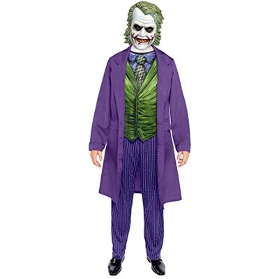 amscan 9907617 Officieel Warner Bros DC Comics gelicentieerd The Joker Movie kostuum, maat L, paars, groen amscan 9907617 Officieel Warner Bros DC Comics gelicentieerd The Joker Movie kostuum, maat L, paars, groen
