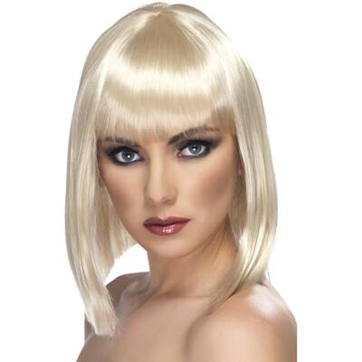 Smiffys Vierkante blonde pruik voor dames Smiffys Vierkante blonde pruik voor dames