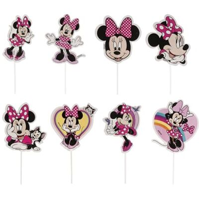 dekora Set voor het maken en decoreren van Minnie Mouse cupcakes van papier 6 modellen van 16 stuks dekora Set voor het maken en decoreren van Minnie Mouse cupcakes van papier 6 modellen van 16 stuks