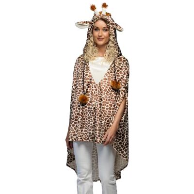Boland Luxe dierenponcho, cape, kostuumaccessoires, accessoires voor festival, carnaval of themafeest Boland Luxe dierenponcho, cape, kostuumaccessoires, accessoires voor festival, carnaval of themafeest
