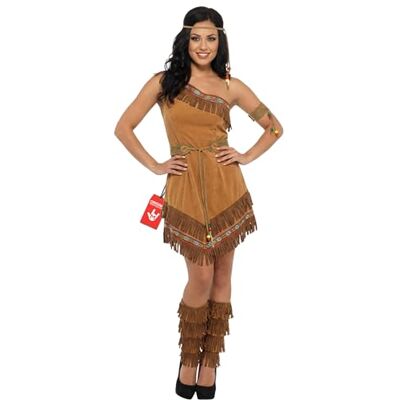 Fun Shack Indianenkostuum voor dames, indianenkostuum voor dames, kostuum voor volwassenen, carnaval, Halloween, XL Fun Shack Indianenkostuum voor dames, indianenkostuum voor dames, kostuum voor volwassenen, carnaval, Halloween, XL