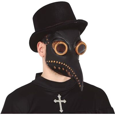 FIESTAS GUIRCA , S.L. Doodshoofdmasker met capuchon FIESTAS GUIRCA , S.L. Doodshoofdmasker met capuchon
