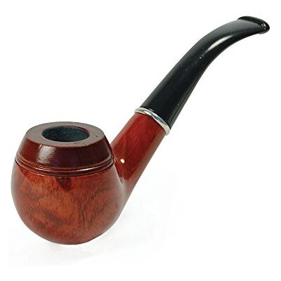 Bristol Novelty BA041 Houten pijp voor volwassenen, uniseks, één maat Bristol Novelty BA041 Houten pijp voor volwassenen, uniseks, één maat