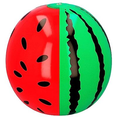 Boland 52078 Opblaasbare watermeloen, 35 cm, waterspeelgoed, feestdecoratie voor zwembad, zomerfeest en themafeest Boland 52078 Opblaasbare watermeloen, 35 cm, waterspeelgoed, feestdecoratie voor zwembad, zomerfeest en themafeest