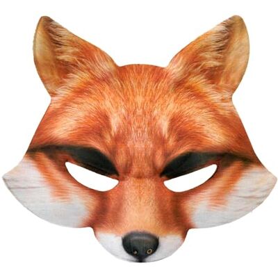 W WIDMANN MILANO Party Fashion Dierenmasker zonder kin van stof, accessoire voor carnaval, themafeest W WIDMANN MILANO Party Fashion Dierenmasker zonder kin van stof, accessoire voor carnaval, themafeest