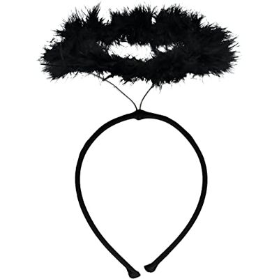 amscan 9918073 Hoofdband met Angel Halo Zwart Kostuumaccessoire amscan 9918073 Hoofdband met Angel Halo Zwart Kostuumaccessoire