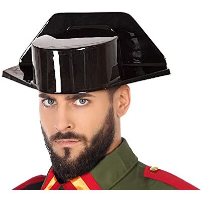 ATOSA tricorn pvc rigido tricorn civil guard hoed zwart ATOSA tricorn pvc rigido tricorn civil guard hoed zwart