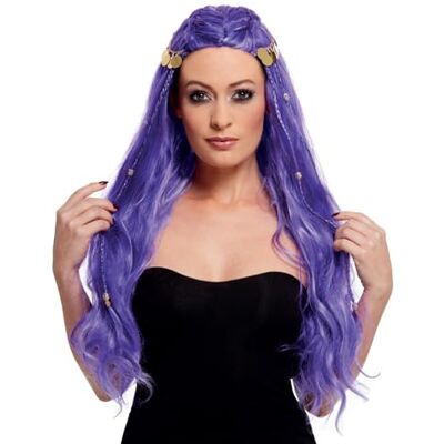 Smiffys Hen Party Superstore 61118 Fortune bord pruik, paars Smiffys Hen Party Superstore 61118 Fortune bord pruik, paars