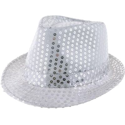 Funny Fashion Popstar glitterhoed feesthoed met pailletten in vele kleuren voor carnaval, themafeest, podium en kostuum Funny Fashion Popstar glitterhoed feesthoed met pailletten in vele kleuren voor carnaval, themafeest, podium en kostuum