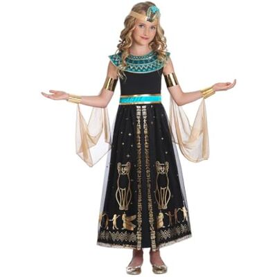 amscan (PKT) (CC Accessoires) (9905035) Schitterend Cleo-kostuum voor meisjes (12-14 jaar) Grp1 amscan (PKT) (CC Accessoires) (9905035) Schitterend Cleo-kostuum voor meisjes (12-14 jaar) Grp1