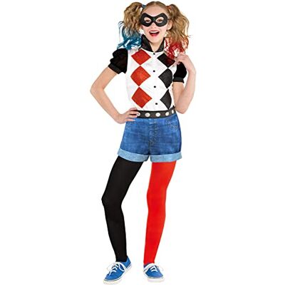amscan Harley Quinn DC Comics kostuum voor kinderen, 8-10 jaar amscan Harley Quinn DC Comics kostuum voor kinderen, 8-10 jaar
