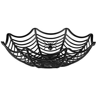 Boland Ningbo Party Supplies slakom, spinnennet, 27 cm, zwart, Eén maat Boland Ningbo Party Supplies slakom, spinnennet, 27 cm, zwart, Eén maat