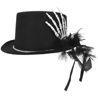 Boland 72239 cilinder met glitter, zwart Boland 72239 cilinder met glitter, zwart