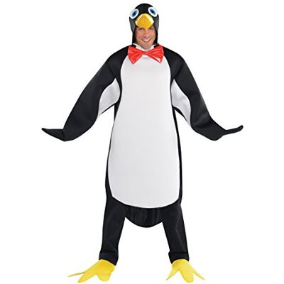 amscan (PKT) (997687) pinguïnkostuum voor volwassenen, maat XL amscan (PKT) (997687) pinguïnkostuum voor volwassenen, maat XL