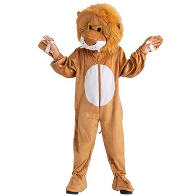Dress Up America Effrayant Peluche Lion Costume De Tête Poilue Dress Up America Effrayant Peluche Lion Costume De Tête Poilue