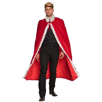 Boland 36101 Luxe koninklijke jas 140 cm lang kunstbont gestippeld Hermine look Koninklijk huis Voor carnaval, Halloween, carnaval, Halloween, themafeest, kostuum Boland 36101 Luxe koninklijke jas 140 cm lang kunstbont gestippeld Hermine look Koninklijk huis Voor carnaval, Halloween, carnaval, Halloween, themafeest, kostuum