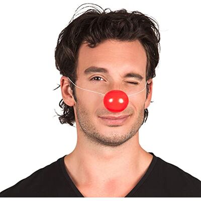 Boland Clownneus van kunststof, 10201424, rood Boland Clownneus van kunststof, 10201424, rood