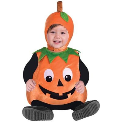 amscan Cutie Baby Pumpkin kostuum leeftijd jaren 1 stuk Halloween pompoen voor baby's, cutie-1-2 stuks, 9903883, oranje, 1-2 jaar amscan Cutie Baby Pumpkin kostuum leeftijd jaren 1 stuk Halloween pompoen voor baby's, cutie-1-2 stuks, 9903883, oranje, 1-2 jaar