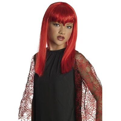RUBIE'S Rubies Pruik voor kinderen, heks rood RUBIE'S Rubies Pruik voor kinderen, heks rood