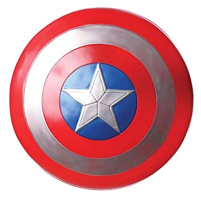 RUBIE'S Marvel Endgame Captain America schild, verkleedaccessoires voor kinderen, 30,5 cm RUBIE'S Marvel Endgame Captain America schild, verkleedaccessoires voor kinderen, 30,5 cm