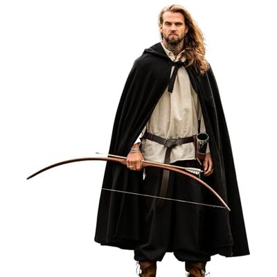 Leonardo Carbone ® Elinor klassieke middeleeuwse cape, middeleeuwse kleding voor dames en heren, cape voor heren, hobbit-kostuum, LARP-kleding, Viking, cosplay, heren, Halloween, carnaval Leonardo Carbone ® Elinor klassieke middeleeuwse cape, middeleeuwse kleding voor dames en heren, cape voor heren, hobbit-kostuum, LARP-kleding, Viking, cosplay, heren, Halloween, carnaval