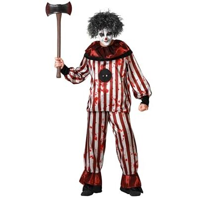 ATOSA Halloween clownkostuum rood met broek voor heren, maat XL ATOSA Halloween clownkostuum rood met broek voor heren, maat XL