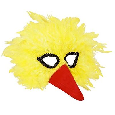 W WIDMANN MILANO Party Fashion YELLOW BIRD FEATHER MASK" - W WIDMANN MILANO Party Fashion YELLOW BIRD FEATHER MASK" -