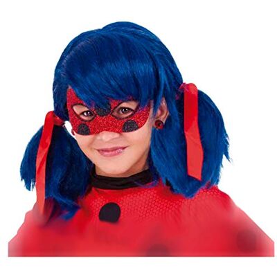 RUBIE'S Officieel Miraculous Ladybug masker voor kinderen, ideaal voor carnaval, Halloween of anime LadyBug Miraculous RUBIE'S Officieel Miraculous Ladybug masker voor kinderen, ideaal voor carnaval, Halloween of anime LadyBug Miraculous