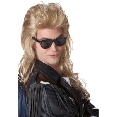California Costumes Mullet Pruik Blonde California Costumes Mullet Pruik Blonde