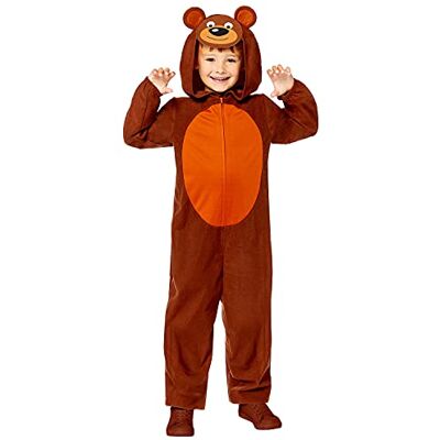 amscan 9908809 beer All in One kostuum voor kinderen, bruin amscan 9908809 beer All in One kostuum voor kinderen, bruin
