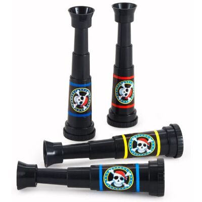 amscan Kindertelescopen, 4 stuks, piratenfeest amscan Kindertelescopen, 4 stuks, piratenfeest