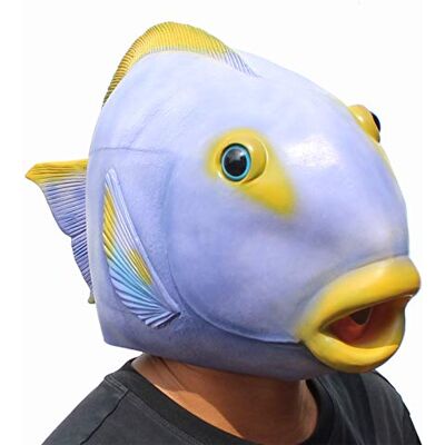 CreepyParty Halloween kostuum party latex masker hoofd tropische dieren vis CreepyParty Halloween kostuum party latex masker hoofd tropische dieren vis