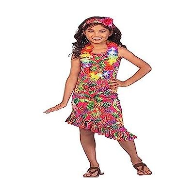 amscan 9911426 Hawaii-kostuum voor meisjes, 6-8 jaar, roze amscan 9911426 Hawaii-kostuum voor meisjes, 6-8 jaar, roze