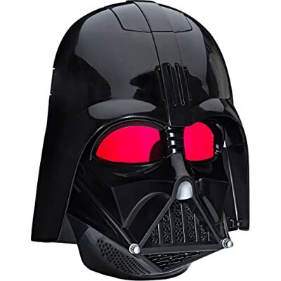 Playskool Star Wars Darth Vader elektronisch masker met stemmodificator voor kinderen vanaf 5 jaar voor rollenspellen met geluidseffecten Playskool Star Wars Darth Vader elektronisch masker met stemmodificator voor kinderen vanaf 5 jaar voor rollenspellen met geluidseffecten