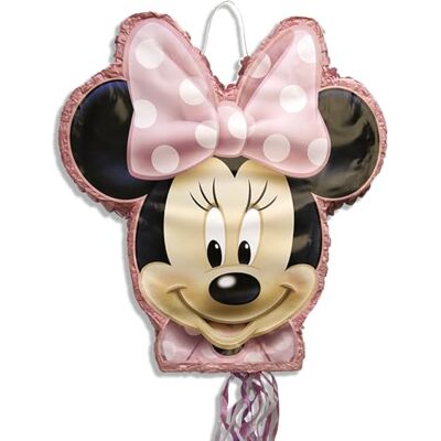 Unique Disney Minnie Mouse Trommelpiñata, 48 cm x 50 cm, meerkleurig Unique Disney Minnie Mouse Trommelpiñata, 48 cm x 50 cm, meerkleurig