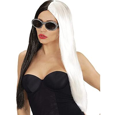 W WIDMANN MILANO Party Fashion Widmann 06763? Pruik Demonia Zwart/Wit W WIDMANN MILANO Party Fashion Widmann 06763? Pruik Demonia Zwart/Wit
