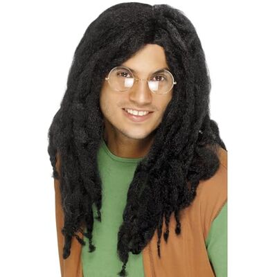 Smiffys Dreadlock pruik, zwart Smiffys Dreadlock pruik, zwart