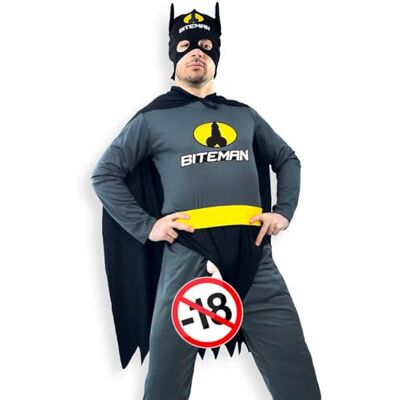 STC Biteman-verkleedkostuum, zwart STC Biteman-verkleedkostuum, zwart