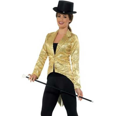 Smiffys Gouden paillettenstaart voor dames Smiffys Gouden paillettenstaart voor dames